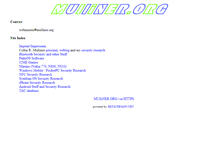 Tablet Screenshot of mulliner.org